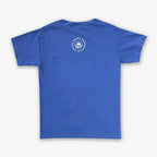 Obama Presidential Center Stickers Youth T-Shirt shown from the back with a small white circular logo and "Obama Presidential Center" text near the upper neckline—the perfect look for young Change Makers.