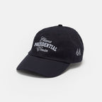 The Obama Presidential Center Embroidered Cap features “Obama Presidential Center” in white on the front and the number 44 stitched on the left side, honoring the legacy of the Obama Foundation.