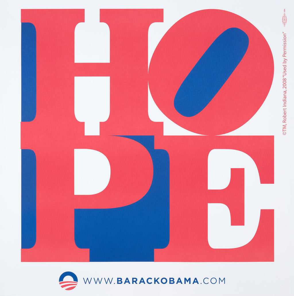 Official Obama 2008 "Hope" Campaign Poster