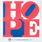 Official Obama 2008 "Hope" Campaign Poster