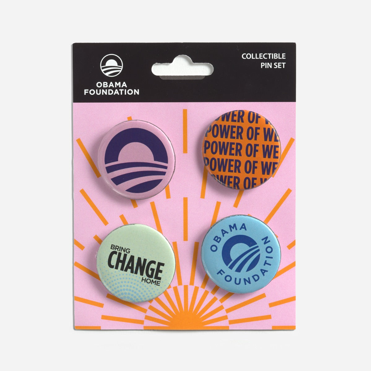 Obama Foundation Pin Set