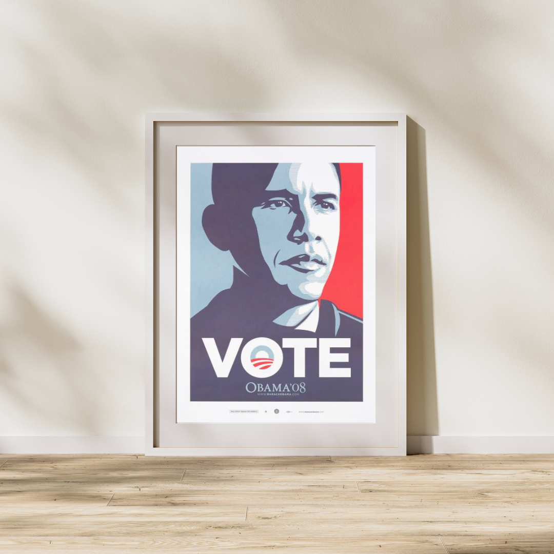 Official Obama 2008 "Vote" Campaign Poster